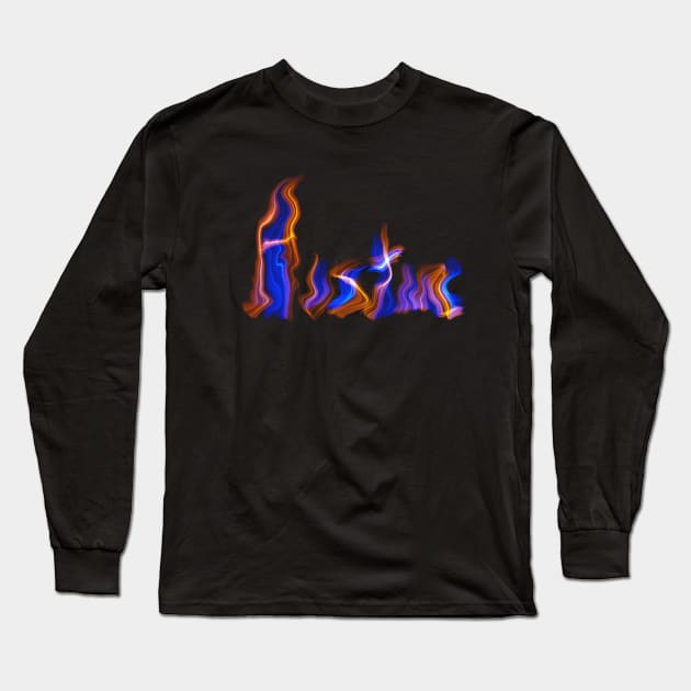 Austin Texas ghost writing Long Sleeve T-Shirt by rand0mity